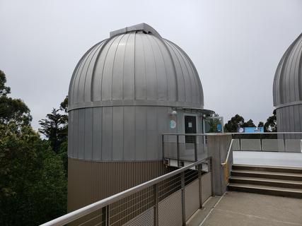 Outside of the observatory.